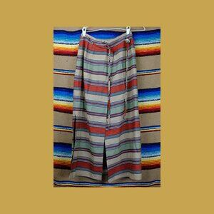 Striped Multicolor Maxi Skirt